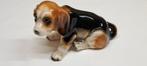 oud Royal keramiek hondenbeeldje van Beagle, Verzamelen, Beelden en Beeldjes, Ophalen of Verzenden
