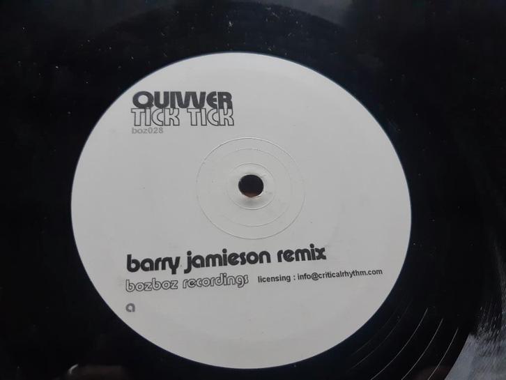 Maxisingle 12" Quivver - Tick Tick uit 2008, Cd's en Dvd's, Vinyl | Dance en House, Gebruikt, Dance Populair, 12 inch, Ophalen of Verzenden