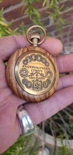 Houten zakhorloge audemarsfreres, Sieraden, Tassen en Uiterlijk, Horloges | Antiek, Ophalen of Verzenden, Staal, Overige merken