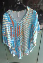 Made in Italy vrolijke Blouse met aparte achterkant. Maat L, Made in Italy, Overige kleuren, Maat 42/44 (L), Ophalen of Verzenden