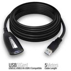 Actieve USB 3.0  5 meter, USB 3.1, Ophalen of Verzenden, Nieuw, HDD