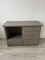 Mooie kast met lades en open vak, Ophalen, Overige materialen, Gebruikt, 100 tot 150 cm