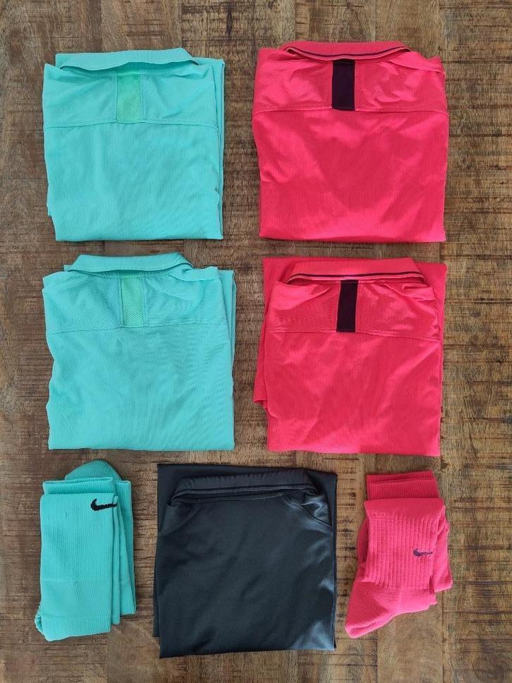 KNVB scheidsrechterskleding maat M, korte en lange mouwen, Kleding | Heren, Sportkleding, Voetbal, Maat 48/50 (M), Overige kleuren