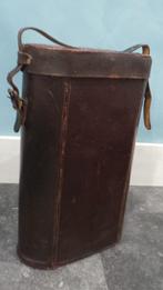 Vintage Lederen Flessen koffer, Antiek en Kunst, Ophalen of Verzenden