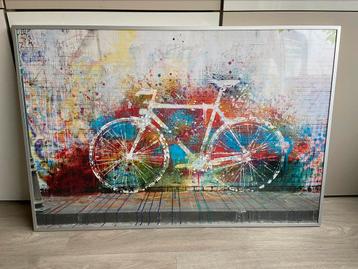 Graffiti fiets poster (exclusief lijst) 61x91 cm