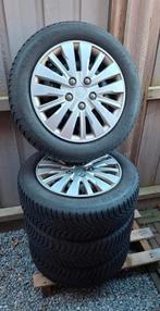 Renault Clio Winterbanden met Velgen (185/60/15), Auto-onderdelen, Banden en Velgen, Ophalen, Gebruikt, 15 inch, Banden en Velgen