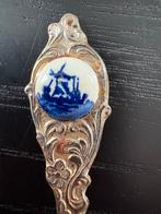 Vintage Hollandse Lepel met Delfts Blauw, Antiek en Kunst, Antiek | Bestek, Ophalen of Verzenden