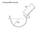 Gootbeugels voor een zinken dakgoot (mastgoot) M30, Nieuw, Ophalen of Verzenden, Dakgoot, Zink