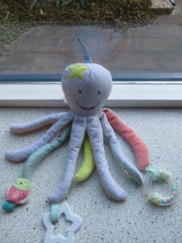 Octopus Inktvis merk Lupilu kinderspeeltje met bijtstuk en beschikbaar voor biedingen