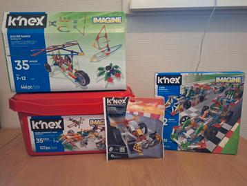 Partij nieuwe Knex (17010, 18025, 72256, 25525) beschikbaar voor biedingen