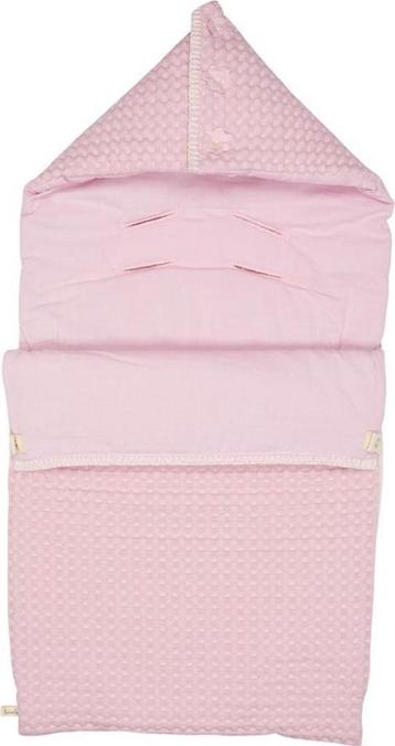 Koeka voetenzak wafel/flanel Antwerp (Old Baby Pink) beschikbaar voor biedingen