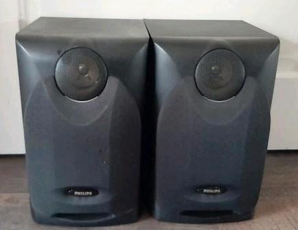 Philips luidsprekers - in goede staat!, Audio, Tv en Foto, Luidsprekers, Gebruikt, Front, Rear of Stereo speakers, Minder dan 60 watt