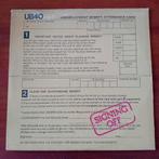 Lp UB 40  - Signing Of, Ophalen of Verzenden, 1960 tot 1980, Zo goed als nieuw