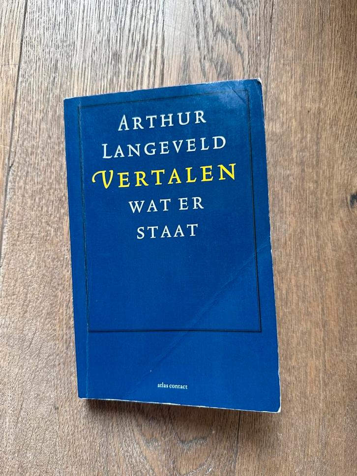Vertalen wat er staat - Arthur Langeveld, Boeken, Literatuur, Gelezen, Nederland, Ophalen of Verzenden