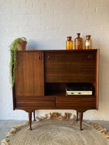 Retro vintage mid-century dressoir,high-board,barkast beschikbaar voor biedingen