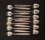 Theelepeltjes verzilverd, 12 stuks, Ophalen of Verzenden, Zo goed als nieuw, Overige materialen, Los bestek