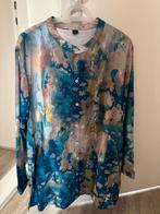 Leuke blouse/jasje met mooie tinten blauw en andere, Kleding | Dames, Blouses en Tunieken, Ophalen of Verzenden, Zo goed als nieuw