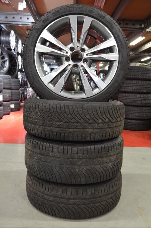 Org. 18" Mercedes C Klasse W205 Velgen + Winterbanden + TPMS, Auto-onderdelen, Banden en Velgen, Banden en Velgen, Winterbanden