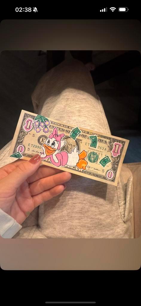 Dollar Art - Katrine Duck / name : Flowers over Paper 1:1, Tickets en Kaartjes, Overige Tickets en Kaartjes, Eén persoon