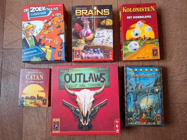 6x 999 games spellen, Hobby en Vrije tijd, Gezelschapsspellen | Kaartspellen, Zo goed als nieuw, Ophalen of Verzenden