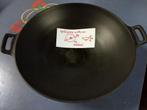 Gietijzeren wokpan, Huis en Inrichting, Keuken | Potten en Pannen, Ophalen of Verzenden, Zo goed als nieuw, Gietijzer, Wok