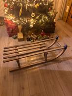 Houten slee voor winterpret, Kinderen en Baby's, Speelgoed | Buiten | Sleeën, Ophalen of Verzenden, Zo goed als nieuw, Hout