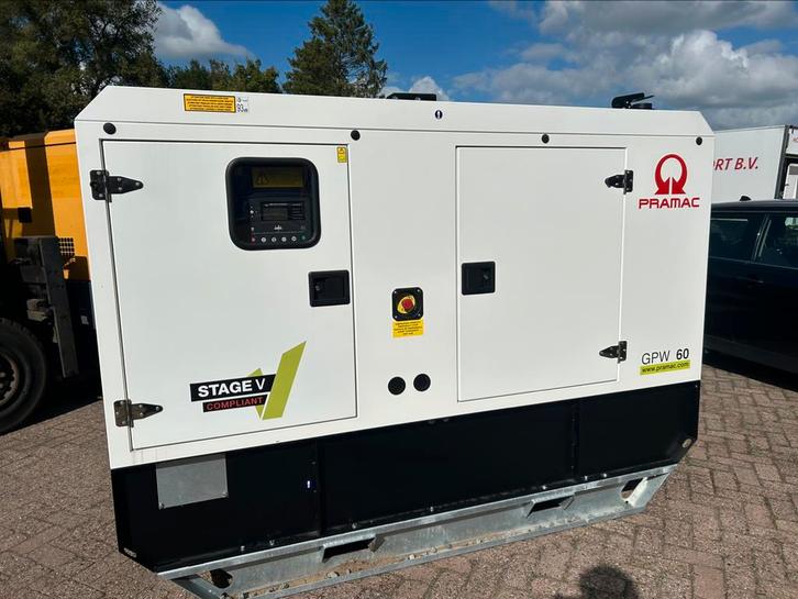 Pramac GPW 45 kVA stage V aggregaat actie prijzen, Doe-het-zelf en Verbouw, Aggregaten, Nieuw, Dieselolie, Ophalen of Verzenden