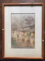 Aquarel Fukutaro Terauchi, Antiek en Kunst, Ophalen of Verzenden