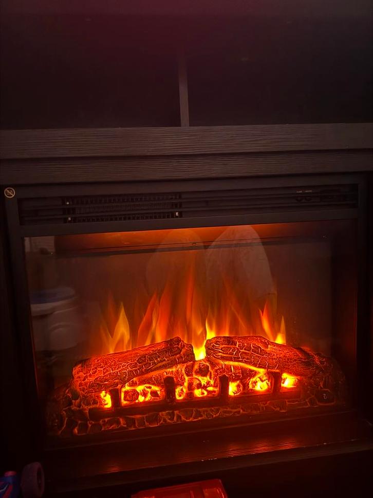 Elektrische Haard met Omkasting, Huis en Inrichting, Haarden, Zo goed als nieuw, Elektrische haard, Ophalen of Verzenden