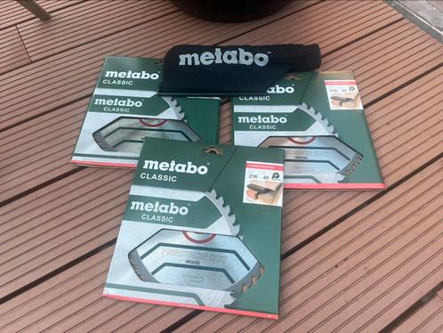 Metabo KGS 216 zaagbladen + metabo zaagzak / stofzak, Doe-het-zelf en Verbouw, Gereedschap | Zaagmachines, Nieuw, Cirkelzaag, 1200 watt of meer