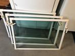 3 kunststof ramen 53 cm x 73 cm, Gevelraam of Ruit, Minder dan 80 cm, Minder dan 80 cm, Ophalen of Verzenden