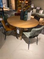 Ronde eettafel 130 cm H&H, Huis en Inrichting, Tafels | Eettafels, Ophalen, 100 tot 150 cm, Zo goed als nieuw, Vijf personen of meer