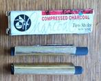 Houtskool Two sticks Compressed Charcoal, Ophalen of Verzenden, Zo goed als nieuw, Overige typen