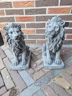 Betonbeelden set leeuwen, Tuin en Terras, Tuinbeelden, Ophalen, Nieuw, Beton, Dierenbeeld