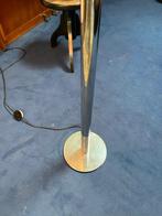 Seventies leeslamp Metaal Chrome Zwanenhals, Ophalen, Gebruikt, 100 tot 150 cm, Metaal
