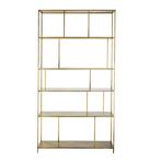 Mooie gouden open kast Maisons du Monde - Simply, Huis en Inrichting, Kasten | Wandmeubels, Ophalen, Met plank(en), Gebruikt, 200 cm of meer