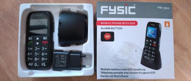 Fysic FM-7500 SOS Mobiele Telefoon, Telecommunicatie, Mobiele telefoons | Overige merken, Nieuw, Zonder abonnement, Zonder simlock