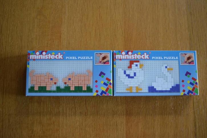 Ministeck - 2 doosjes, Hobby en Vrije tijd, Ministeck, Zo goed als nieuw, Losse ministeck of Strip, Ophalen of Verzenden