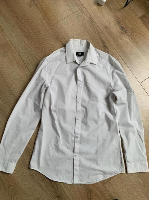Wit overhemd met kleine zwarte stipjes slim fit (easy iron), Kleding | Heren, Overhemden, Zo goed als nieuw, Halswijdte 38 (S) of kleiner