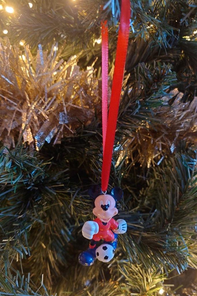 Disney Mickey Mouse kerst ornament hanger kerstbal, Verzamelen, Disney, Zo goed als nieuw, Mickey Mouse, Ophalen of Verzenden
