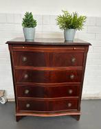 Antieke ladekast - mahonie stijl, Ophalen, 3 of 4 laden, Minder dan 100 cm, 25 tot 50 cm