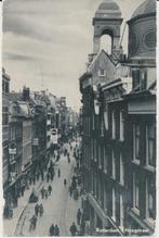 663Q Rotterdam Hoogstraat rechts Steigerse Kerk, Ophalen of Verzenden, 1920 tot 1940, Ongelopen, Zuid-Holland