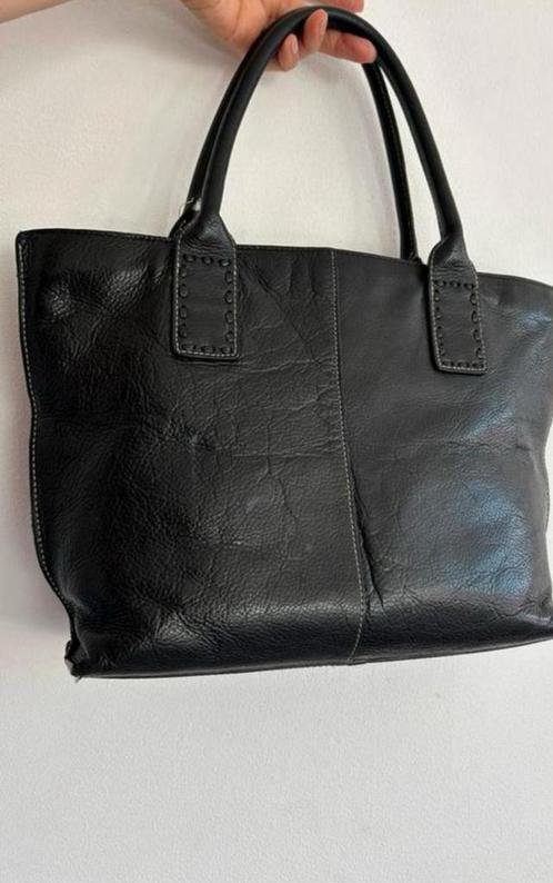 LIV collection Tasje van leer bijna gratis, Sieraden, Tassen en Uiterlijk, Tassen | Damestassen, Gebruikt, Handtas, Zwart, Ophalen