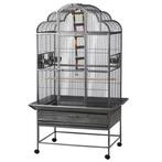 Papegaaienkooi Villa Claudia hamerslag grijs nu 10% korting, Dieren en Toebehoren, Vogels | Hokken en Kooien, Ophalen, Nieuw, Metaal