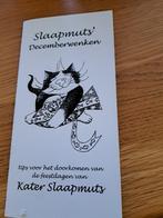 boek slaapmuts december kat, Ophalen of Verzenden, Gelezen, Katten