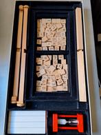 Scrabble de Luxe, Hobby en Vrije tijd, Gezelschapsspellen | Bordspellen, Ophalen of Verzenden, Gebruikt