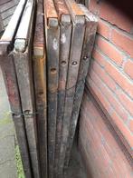 7 Steenschotten van knetter hardhout, ze zijn loeizwaar, Tuin en Terras, Palen, Balken en Planken, Gebruikt, Overige typen, Ophalen of Verzenden