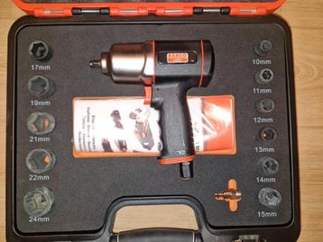 Bahco BP816K1 slagmoersleutel + slagdoppen set 10-24mm NIEUW beschikbaar voor biedingen