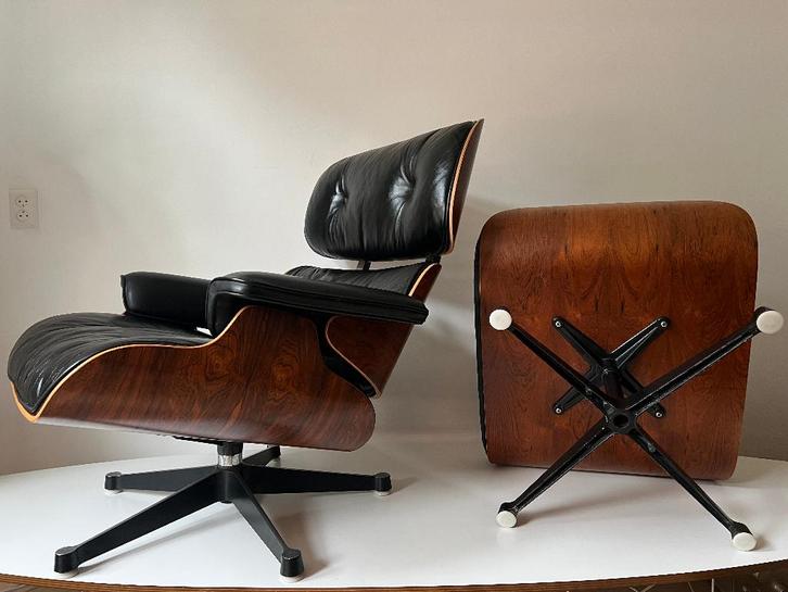 1960s Herman Miller Vitra Eames Lounge Chair ALS NIEUW, Antiek en Kunst, Antiek | Meubels | Stoelen en Banken, Ophalen of Verzenden