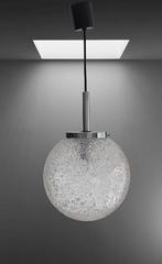 Hoffmeister leuchten bubble globe hanglamp, Ophalen of Verzenden, Gebruikt, Glas, 50 tot 75 cm